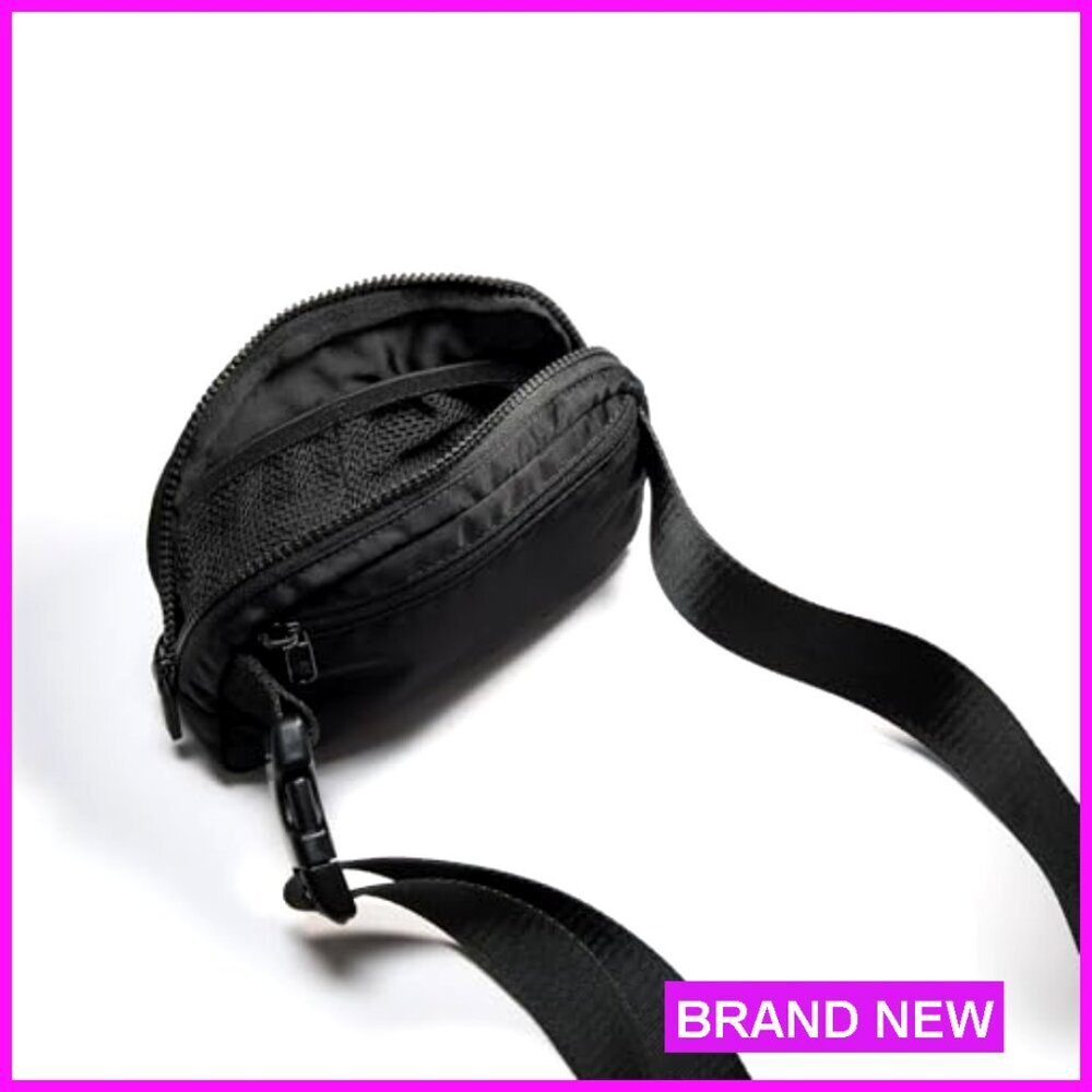 Nylon Fanny Pack Crossbody Belt Bag Water Repellent Adjustable Strap Minimal - Picture 5 of 6